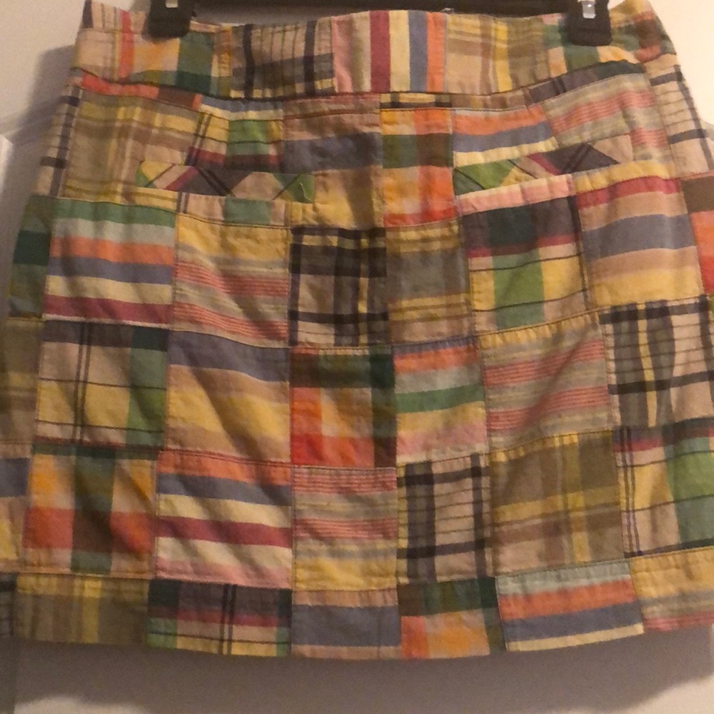 J Crew Patchwork Skirt Size 4 - image 3